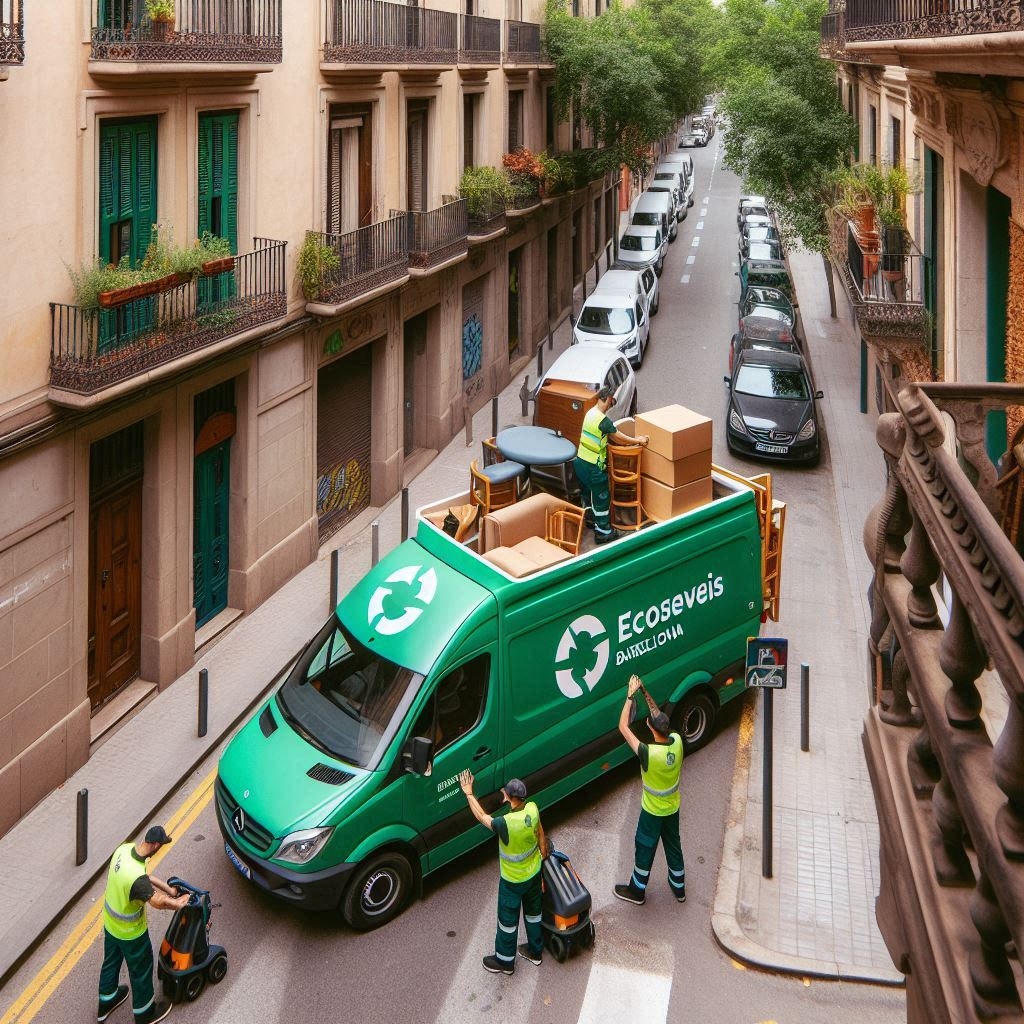 Enfoque sostenible para el vaciado de locales comerciales en Viladecans
